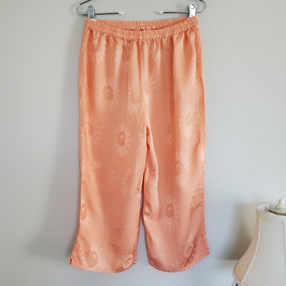 SOFT SURROUNDINGS 100% SILK PAJAMA SET SZ PM NWOT - Picture 6 of 11